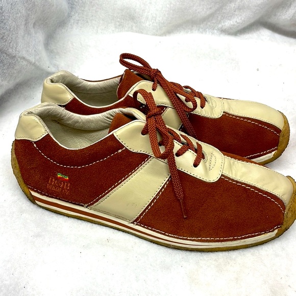 Bob Marley genuine leather loafers men sz 9 - Picture 1 of 7